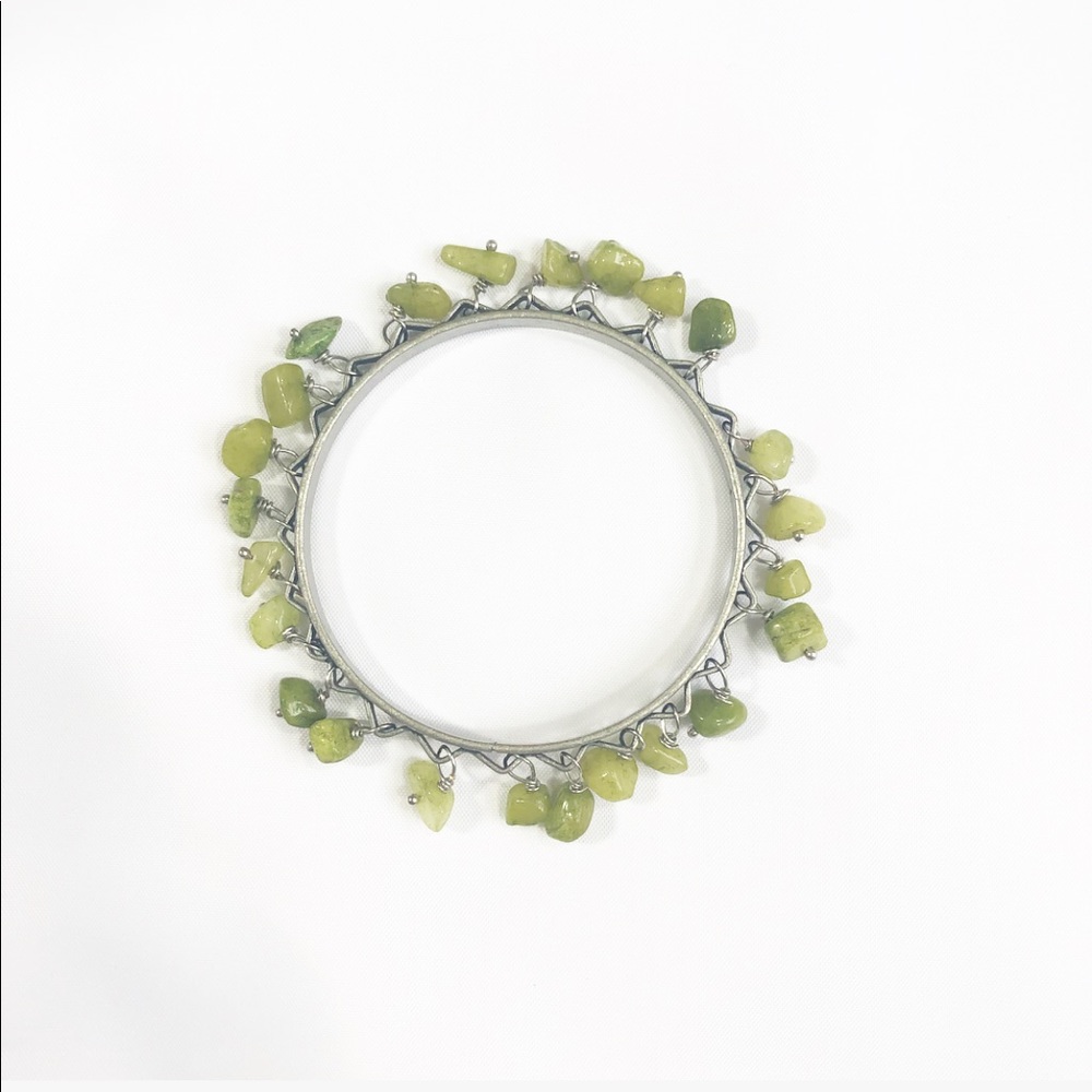 ARTISAN BOHO GREEN GEMSTONE BRACELET